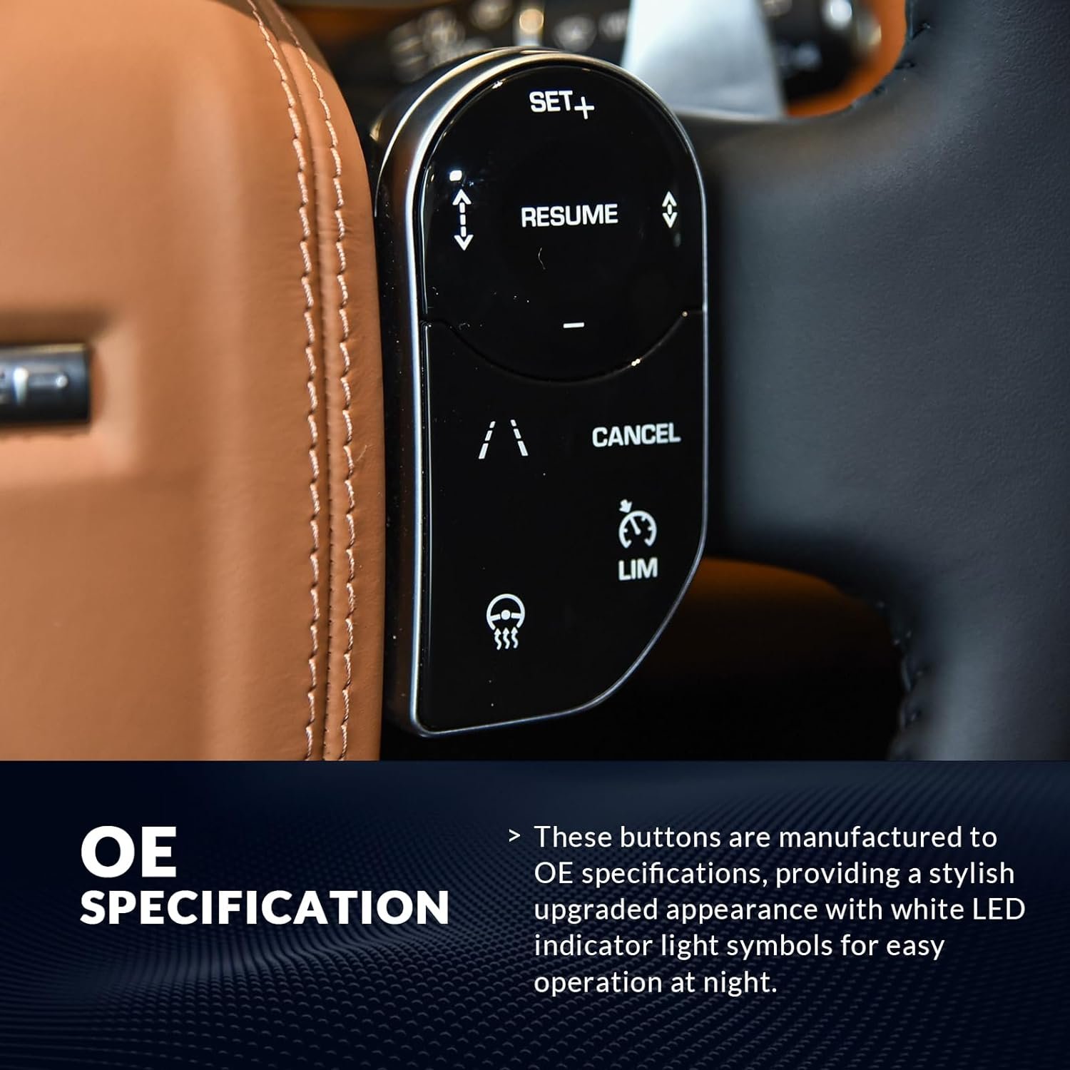 Car Control Button Steering Wheel Switches Set for Range Rover Vogue / Sport 2014-2017 Car Interior Auto Accessories