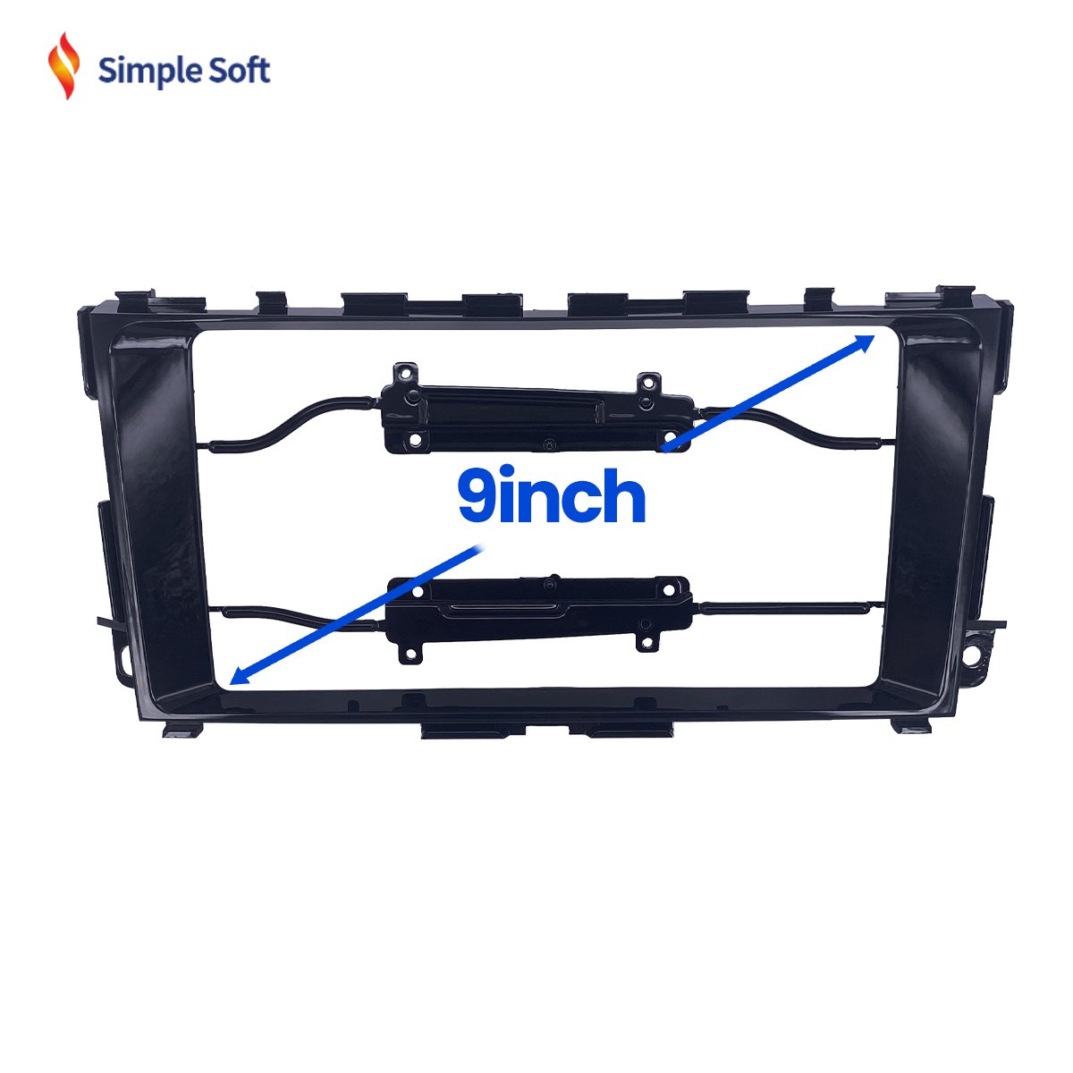 For 2018 Nissan Altima MT Car Frame Panel 9 Inch Android Radio Gps Car Frame Kit