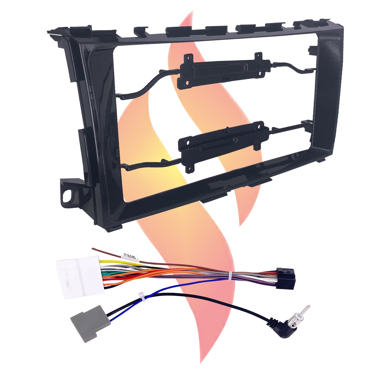 For 2018 Nissan Altima MT Car Frame Panel 9 Inch Android Radio Gps Car Frame Kit