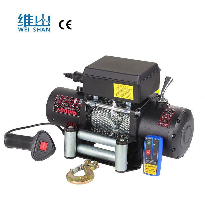 4WD Car Electric 13500lbs 12V/24V Winch CE Approved Car Towing Nylon Rope Other Winch Truck 20000lbs Lifting Electric Winch