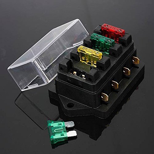 Block Holder ATC ATO Car Auto Boat Blade Fuse Box with 4way