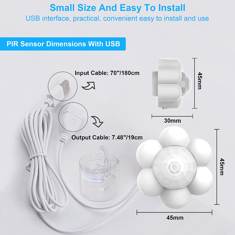 Intelligent Cat Water Fountain Motion Sensor Switch for Pet Fountain Automatic Sensor Auto Power-off Sensor Cat Supplies