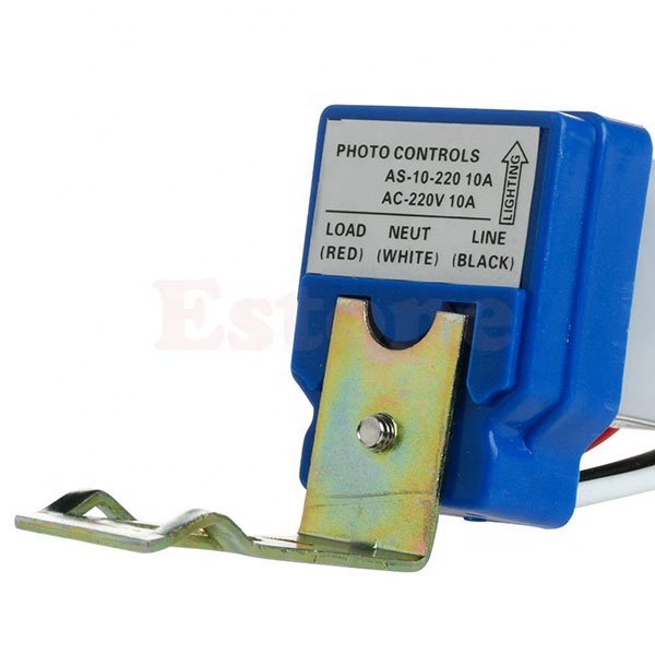 AS-10 AC220V 10A Auto on Off Photocell Street Light Photoswitch Sensor Switch