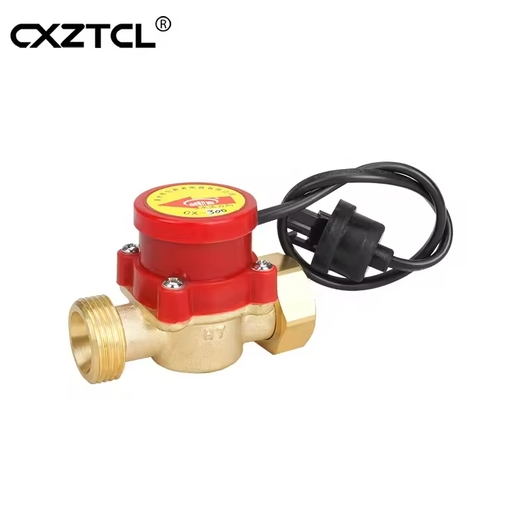 China Supplier Water Flow Controller Home House 1/2 3/4 1 Inch Auto Brass Pipeline Pump Water Flow Switch