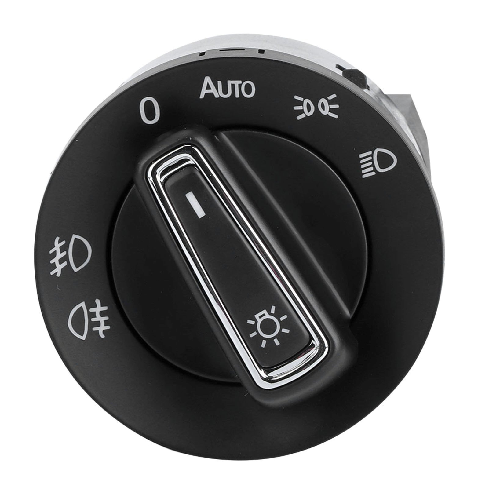 1C0941531 Auto Headlight Control Switch Chrome Switch Plug for VW Polo Golf 4 Jetta MK4 Passat B5 Fog Lamp Knob Polo Cars