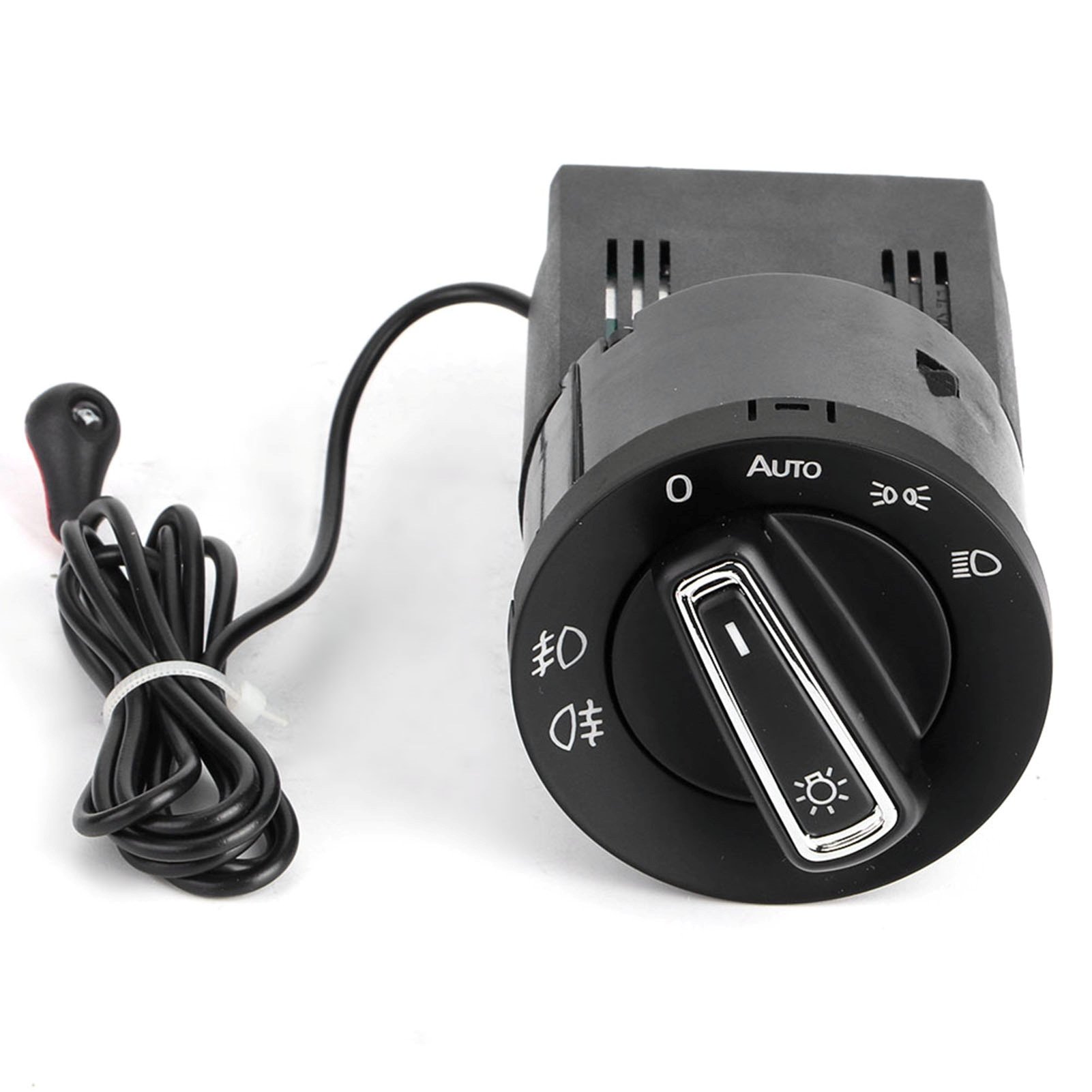 1C0941531 Auto Headlight Control Switch Chrome Switch Plug for VW Polo Golf 4 Jetta MK4 Passat B5 Fog Lamp Knob Polo Cars