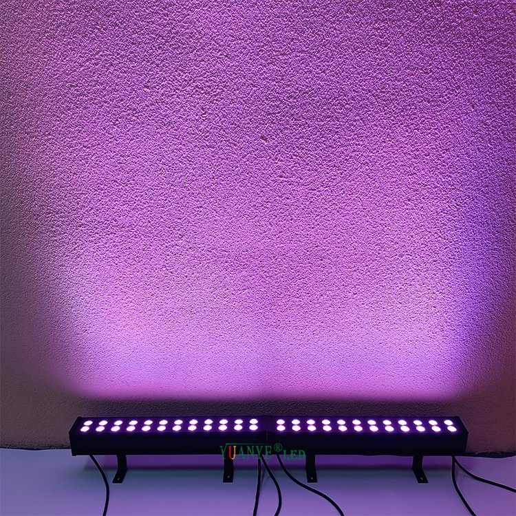 IP65 Linear Wall Washer Bar Light Tester Outdoor Waterproof Rgbcw Stage Lighting Dmx 4in1 5In1 With Dmx RF Control