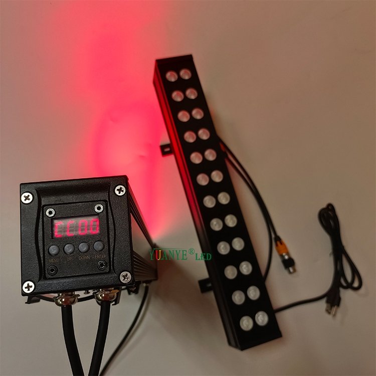 IP65 Linear Wall Washer Bar Light Tester Outdoor Waterproof Rgbcw Stage Lighting Dmx 4in1 5In1 With Dmx RF Control