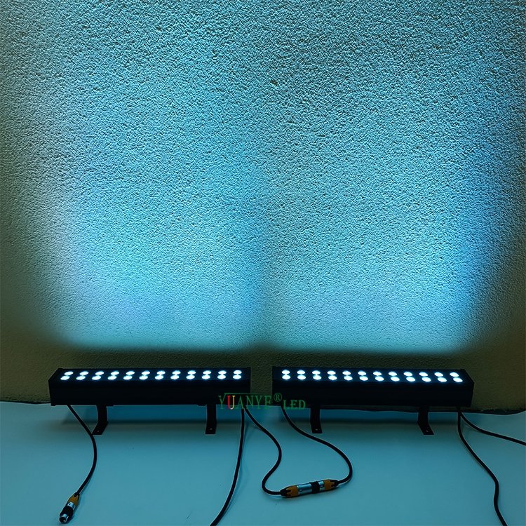 IP65 Linear Wall Washer Bar Light Tester Outdoor Waterproof Rgbcw Stage Lighting Dmx 4in1 5In1 With Dmx RF Control