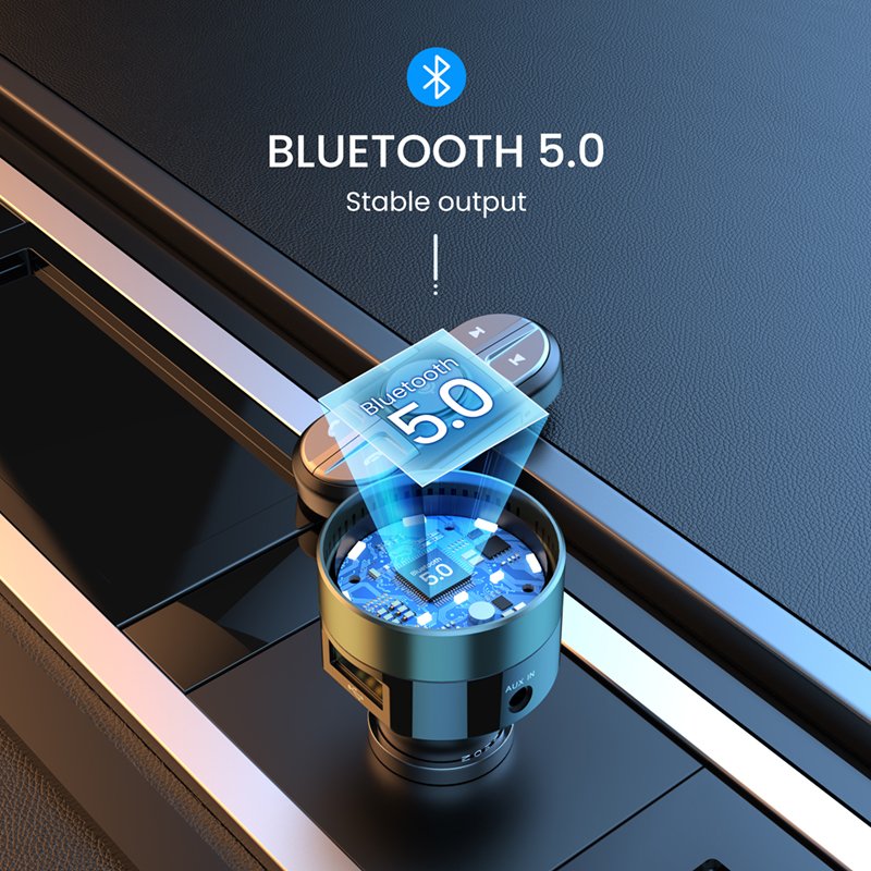 Multifunctional New Steero Radio Car Kit Double USB Charger Cigarette Lighter Bluetooth Adapter Mp3 Bluetooth Universal 50g