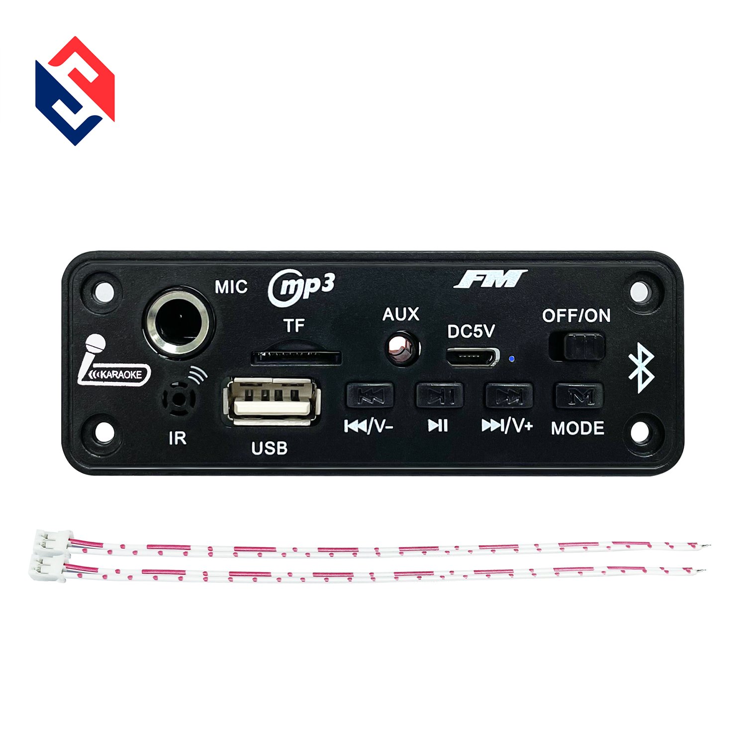 Hot Selling USB 3.7V 5V MP3 Player Bluetooth Module Amplifier Decoder Board MIC Kit For Music Speaker Radio