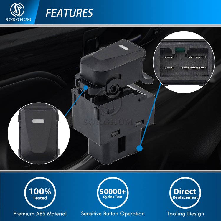 Sorghum 93576-2S000 Right Side Power Window Switch Window Lifter Switch Fit for Hyundai Tucson Ix35 2010-2015