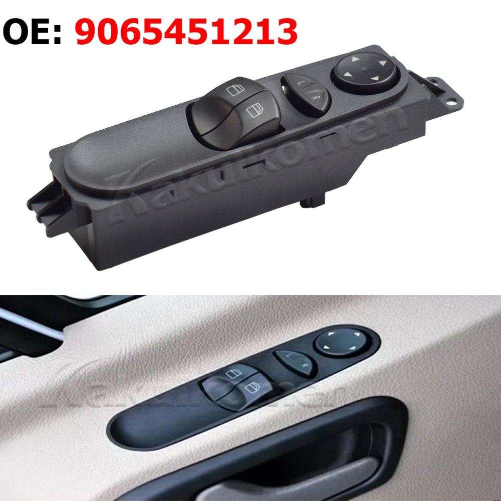 For Mercedes Sprinter W906 VW Crafter Master A9065451213 WS532 9065451213/ 2E0 959 Power Window Switch New FRONT LEFT
