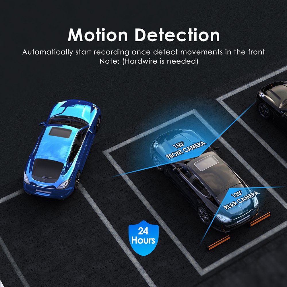 HOT ADAS E50 2-Channel Car Recorder 1080p+720p 5-Inch Touchscreen Intelligent ADAS MSTAR 8336 GPS & 24H Parking Mode