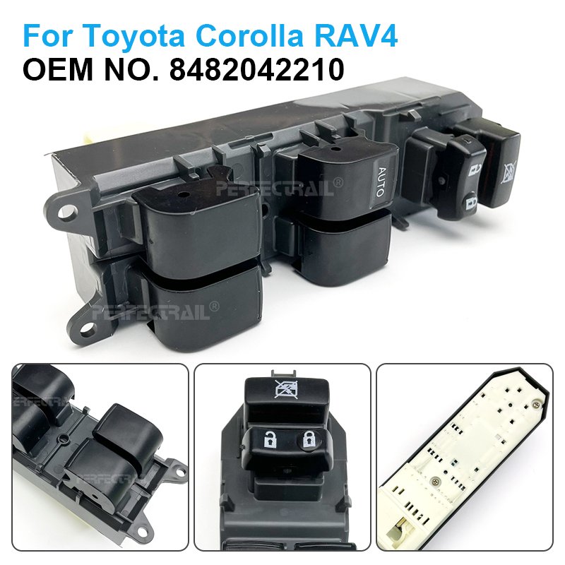 PERFECTRAIL Auto Parts Car Electric Door Master Power Window Switch for Toyota Honda Nissan Mitsubishi Suzuki Mazda