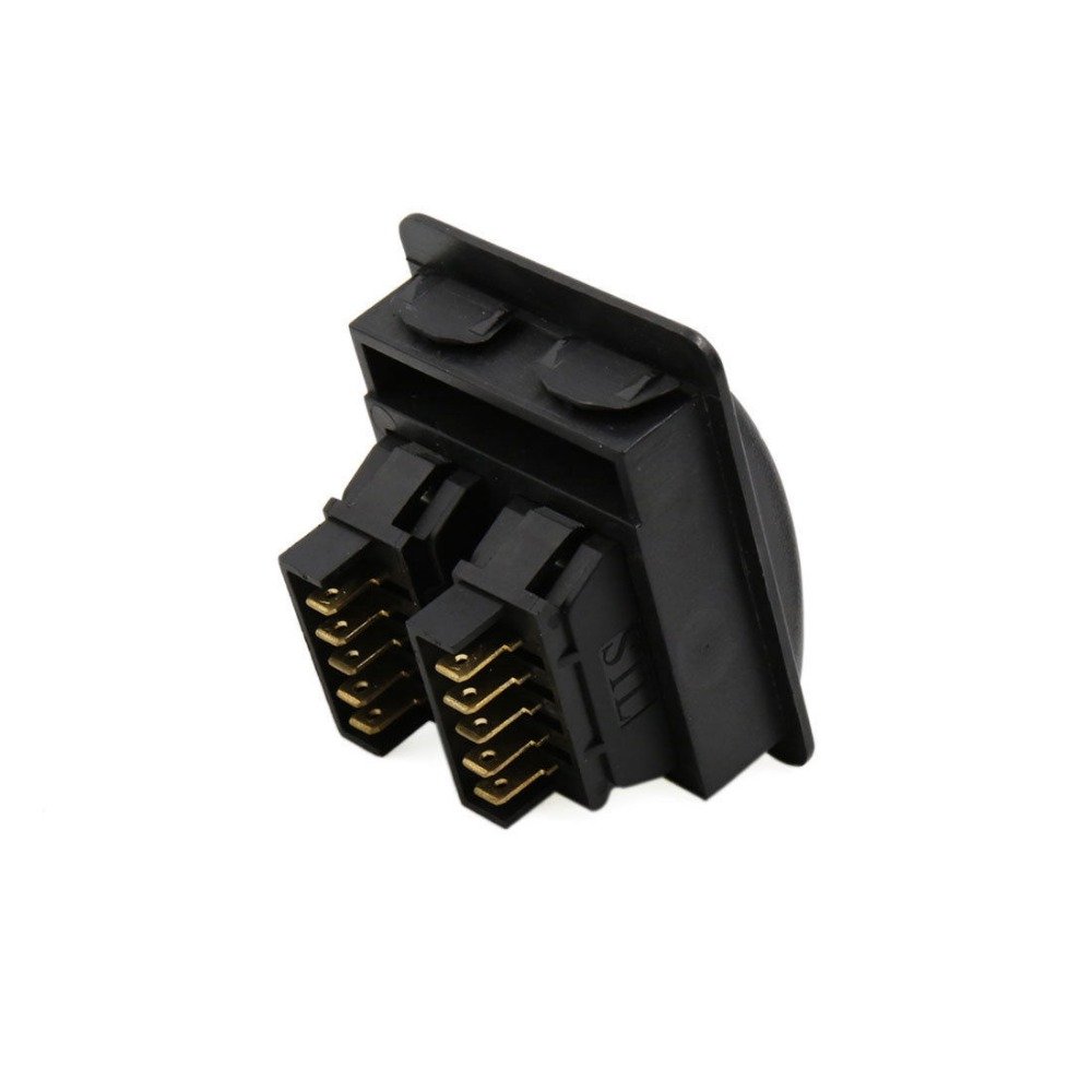 Auto Electrical System 12V 10 Pins Double Button Electric Power Car Window Master Control Switch With Board