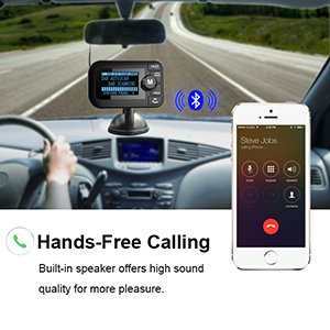 New High Tech 2.3 Inch LCD Screen DAB Raeceiver BT4.2 Handsfree FM Transmitter Car bluetooth Handsfree Kit Presets 60 Stations