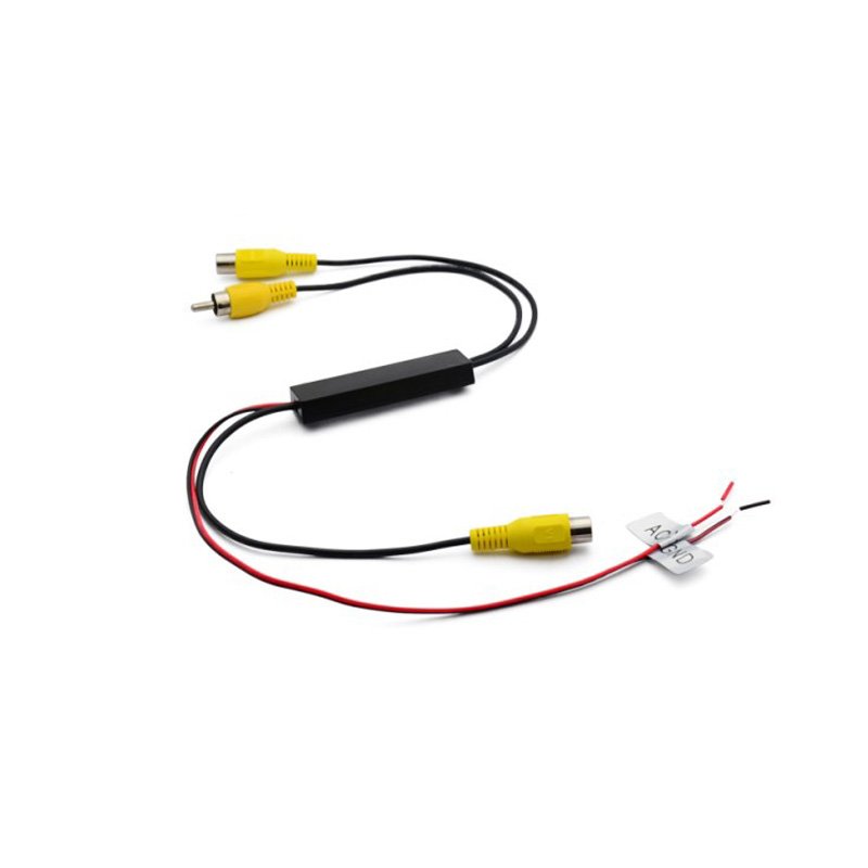 2 AV Input to 1 Output Channel Intelligent Switcher RCA Video Auto Switching Line for Car DVD Camera Monitor Video Switcher