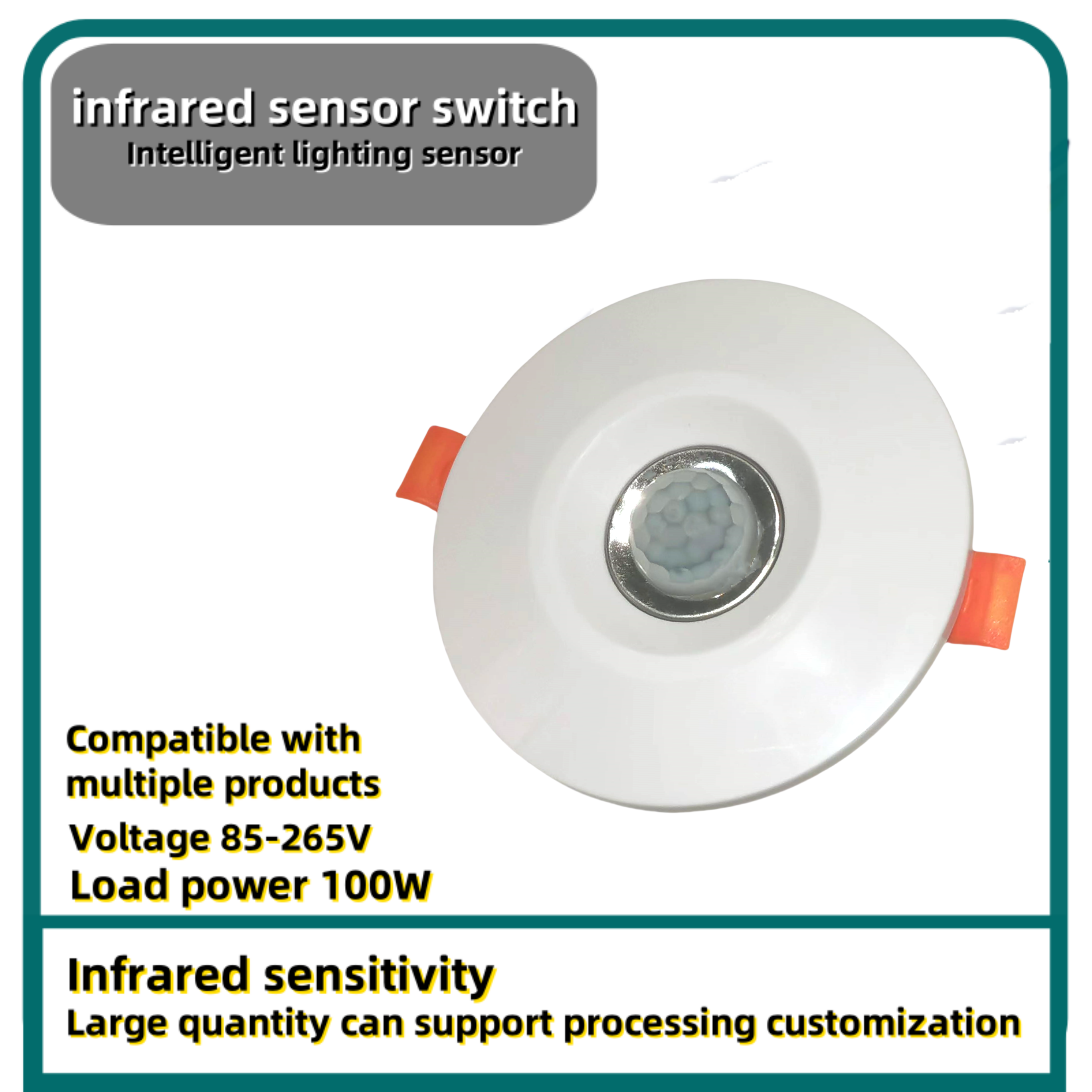 Highly Sensitive Auto ON/OFF PIR Infrared Motion Sensor Switch Time Delay Adjustable Detector Light Switch Inductive Switches