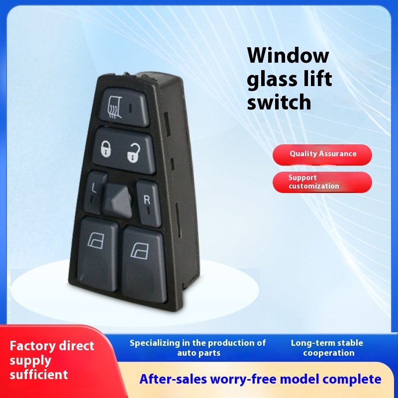 For Volvo V0LV0 Truck's Left Front Window Lifter Combination Switch 12V ABS New & Used Automotive Parts Auto Switches