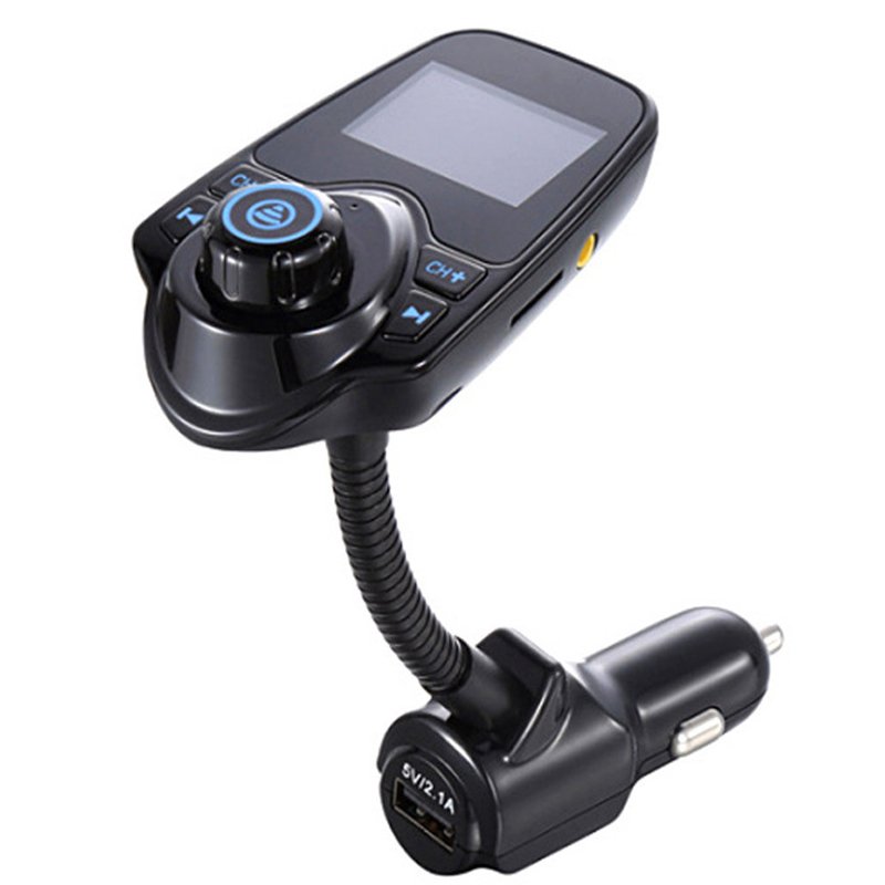 FM Transmitter BT 5.0 Car Kit Handsfree AUX MP3 Music Player Support TF Card Playback 5V 2.1A USB Car Charger