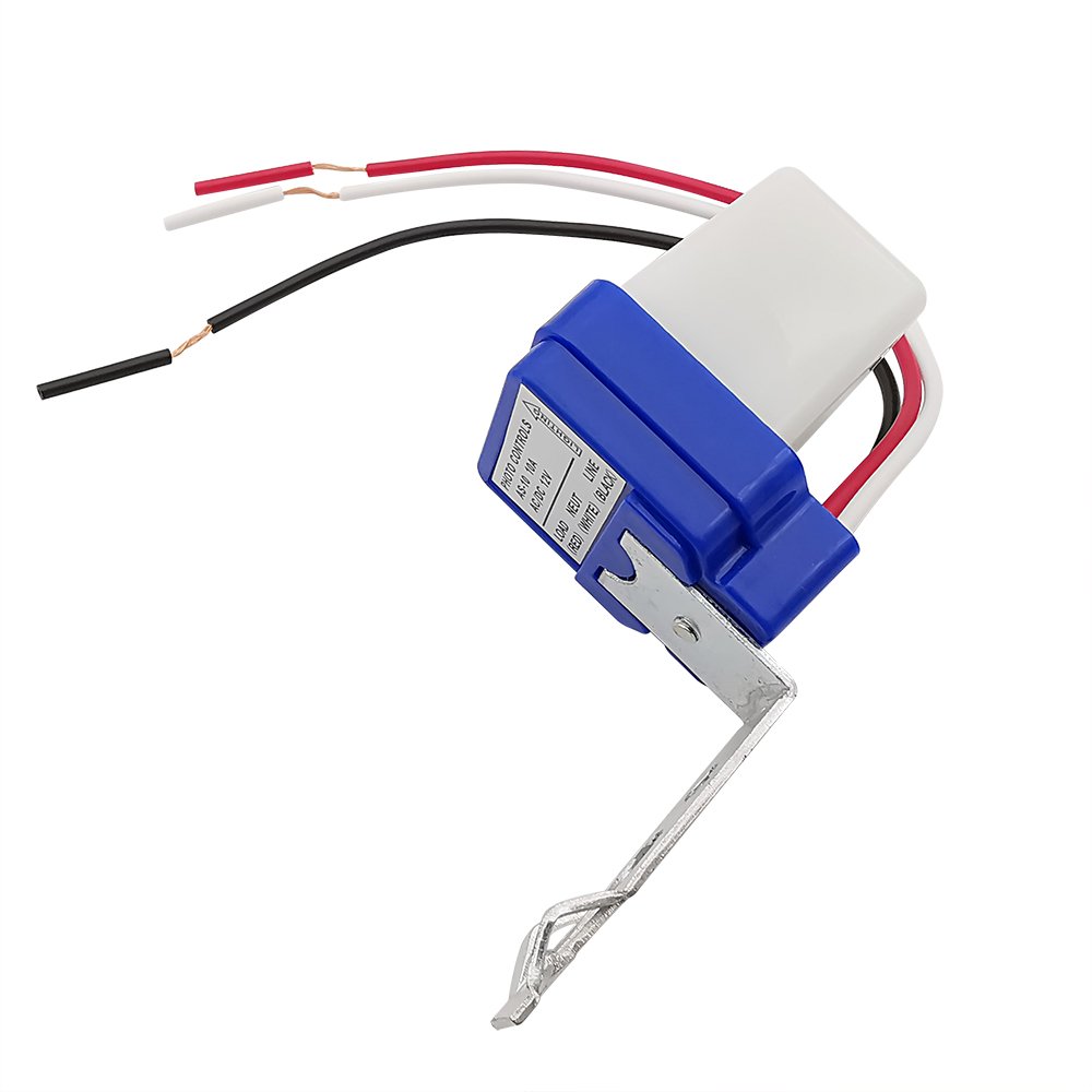 1Pcs 10A Photoswitch Sensor Switch Automatic Auto on Off Photocell Street Light Control Universal DC/AC 12V 24V 110V 220V