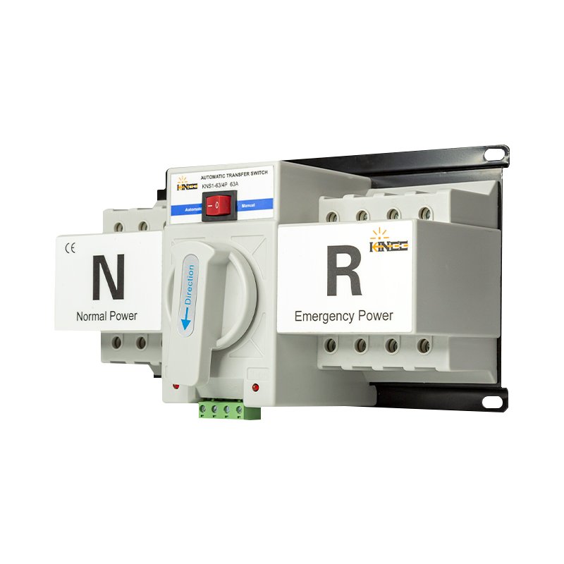 KINEE High Quality Auto Transfer Switch Dual Power Automatic ATS 63 Apm 3 Phase Changeover Switch With Timer