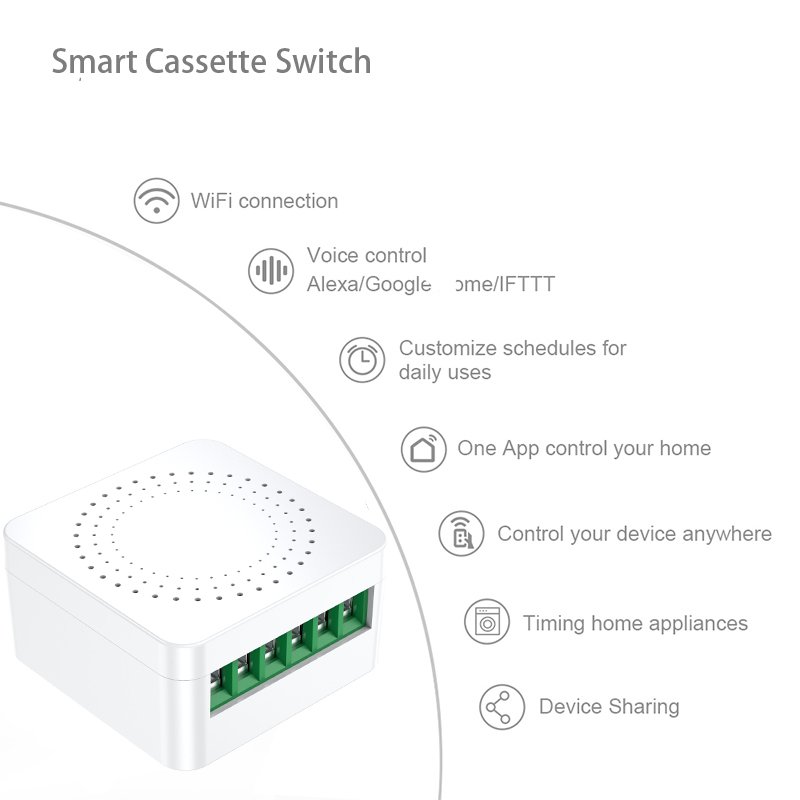 Universal Switch Tooya BSD17 Tuya Wifi Mesh No Energy Monitor 10a Support Any Smart Home Solution Custom Smart Wifi Switch