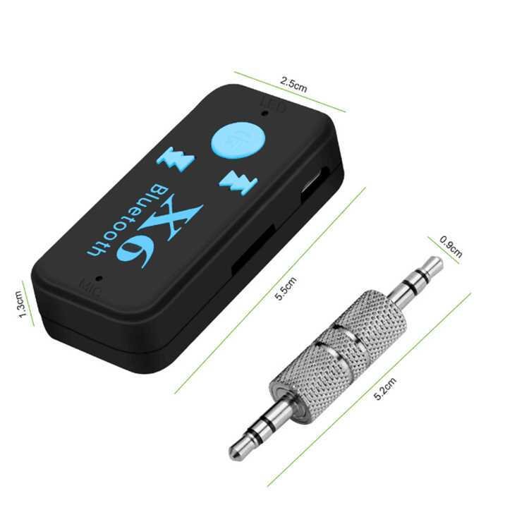 Car Bluetooth Receiver Audio Bluetooth Hands-free Can Be Inserted Into the Tf Card While Charging the Speaker With Listening to