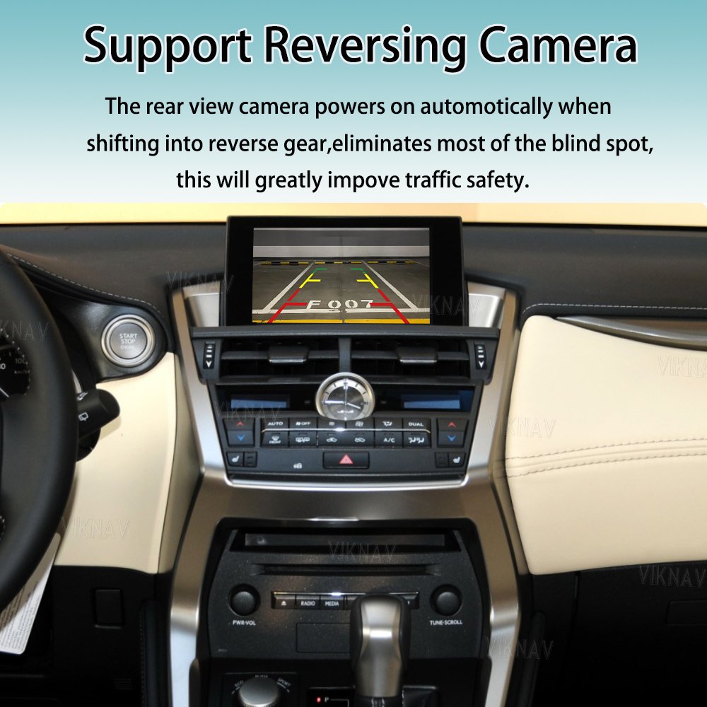 Viknav Linux System For Lexus NX 2015-2017 Wireless Apple CarPlay Android Auto only support original car high version