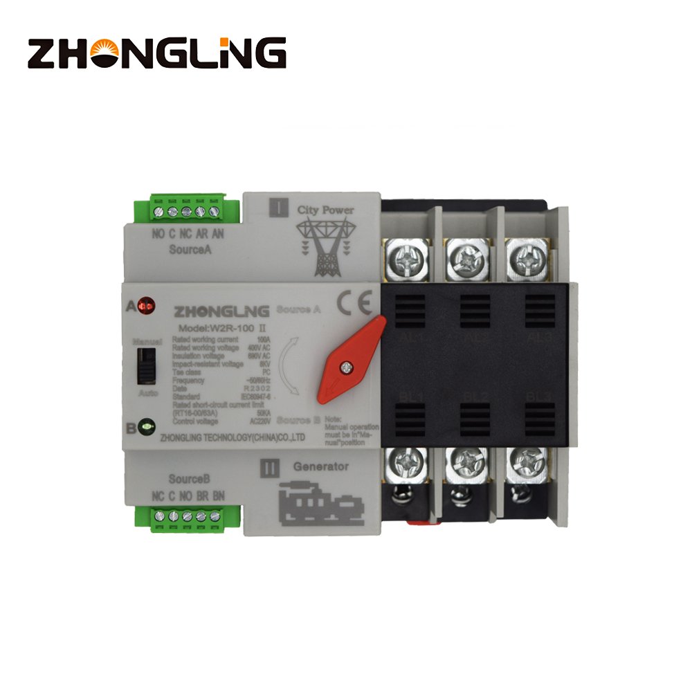 Wholesale Quality ATS Switch for Generator Automatic Transfer Switch 3 Phase PC Grade Switching Device