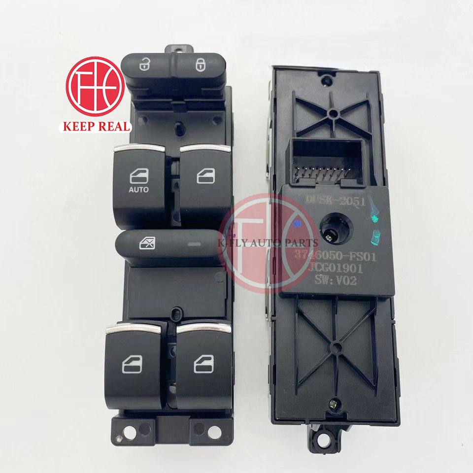 Electric Glass Lift Switch Window Lift Button Original Car Parts for Seres 3 Dfsk Glory 580 580pro E5