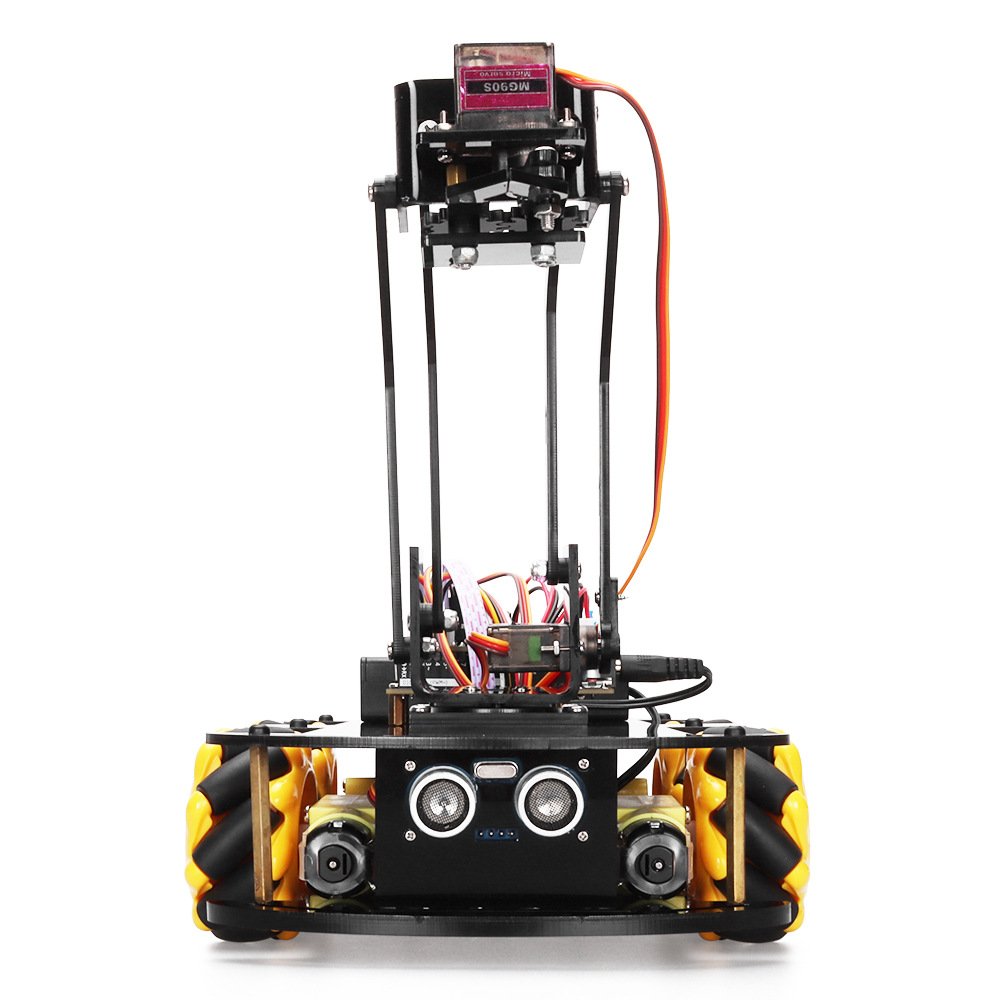 Factory Supply Wholesale Mcnamee Wheel Robotic Arm Bluetooth Smart Obstacle Avoidance Smart Car Programming Kit for Arduino