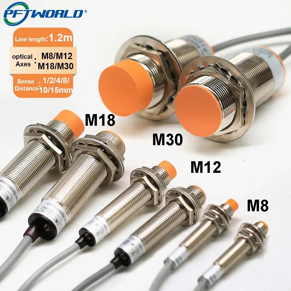 PFT LJ12A3-4-Z/BX M12 Profession 3 Wires PNP NO Non-Embedded Metal Detection Inductive Ifm Proximity Switch Sensor