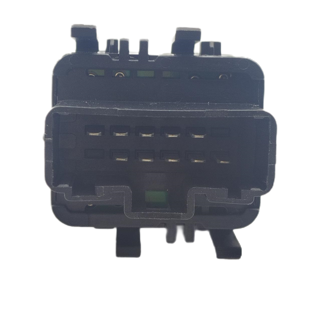 JHB056C 8200060045 8200 060 045 Scenic Megane Car Window Lifter Switch Black Bottom Red Light Double Button ABS Plastic