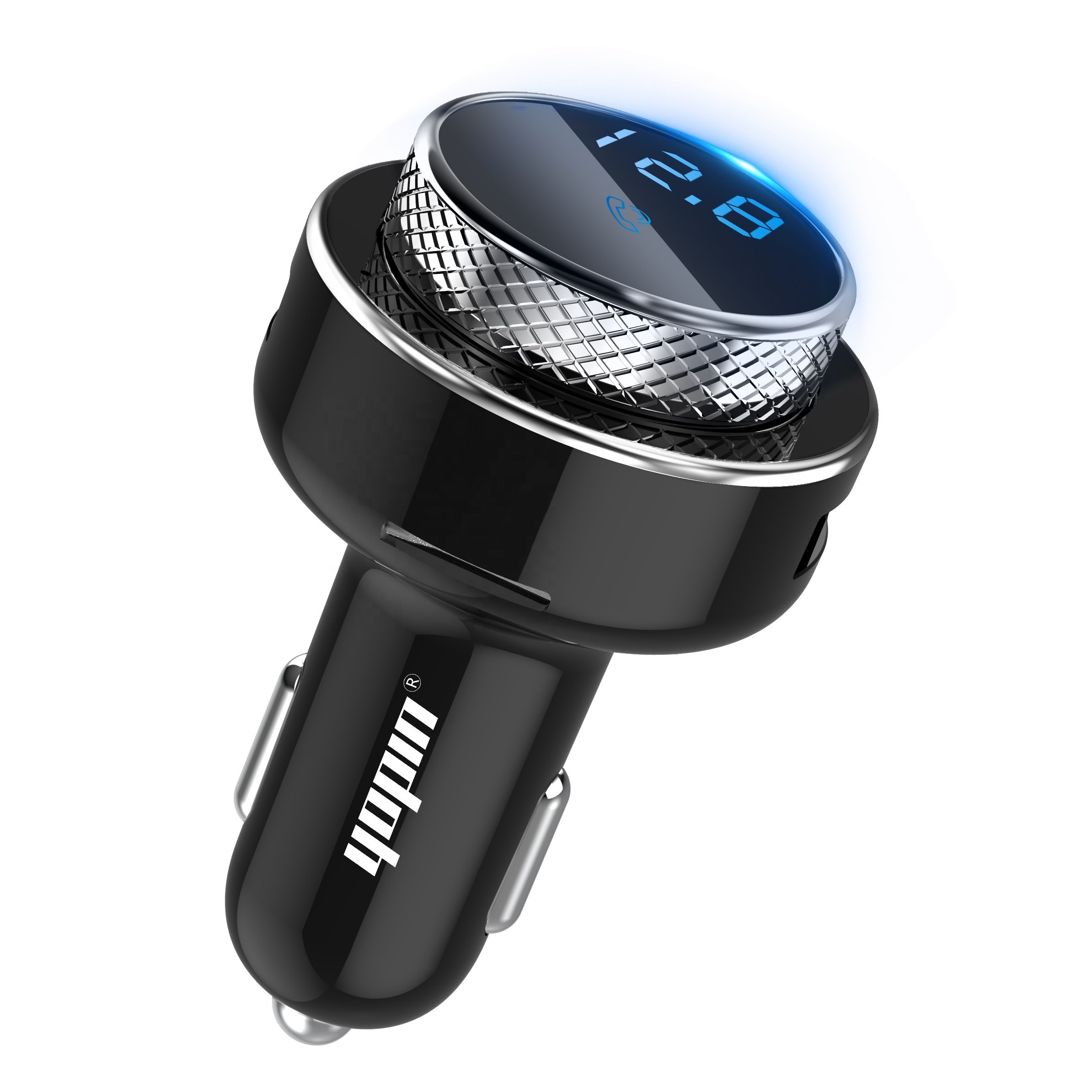 Hot Selling Products 2024 Yopin Gc16 Wireless bluetooth Car Kit FM Transmitter Bluetooth Radio MP3 Player Dual USB Charger