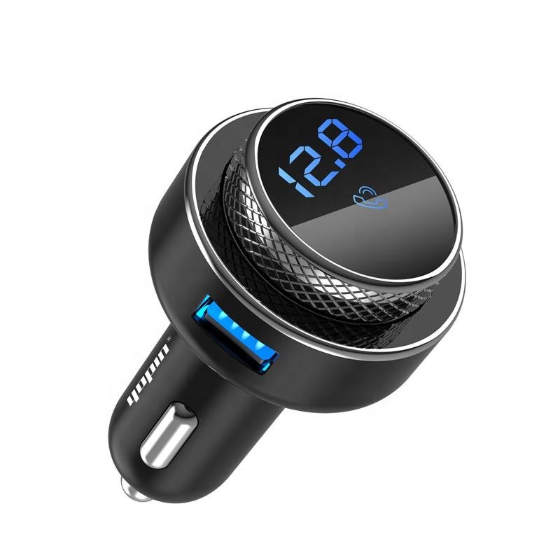 Hot Selling Products 2024 Yopin Gc16 Wireless bluetooth Car Kit FM Transmitter Bluetooth Radio MP3 Player Dual USB Charger