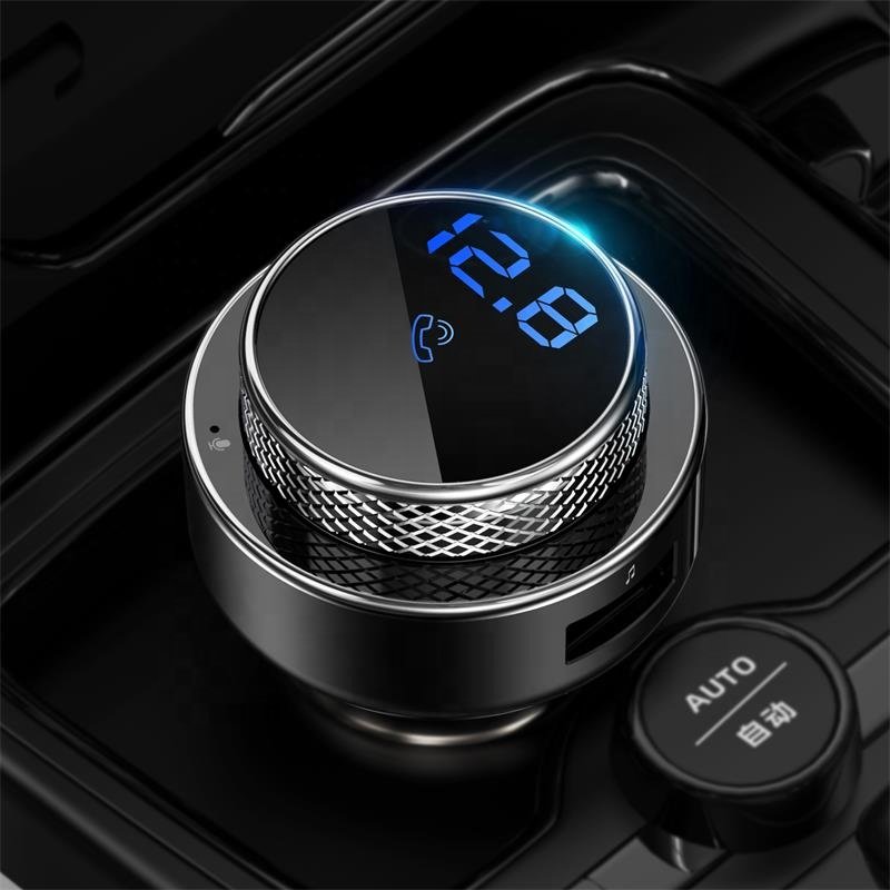 Hot Selling Products 2024 Yopin Gc16 Wireless bluetooth Car Kit FM Transmitter Bluetooth Radio MP3 Player Dual USB Charger