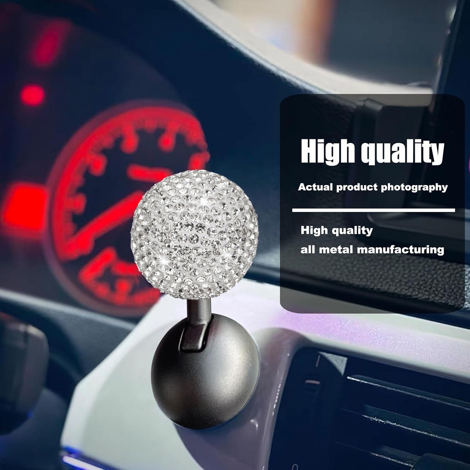Automotive One-Touch Start Button Rocker Decorative Auto Ignition Cover Cover Start Button Ball Button One-click Start/stop