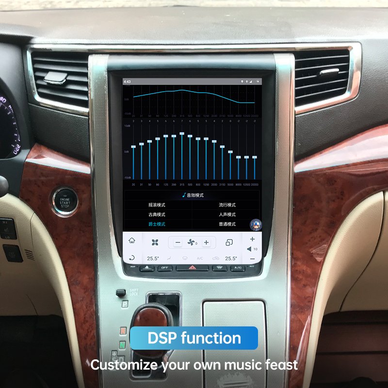 Car Stereo Radio Gps Navigation for Toyota Alphard Vellfire 2012-2020 Android With Carplay Bluetooth Wifi Mirrorlink in Dash Kit