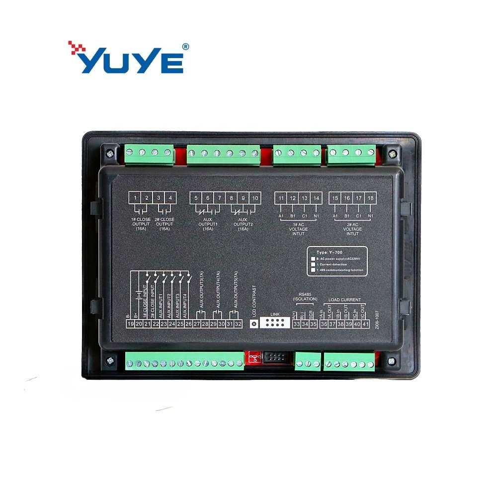 YUYE Y-700 PC Class ATS LED Auto Transfer Controller Generator Control Panel for Changeover Switch