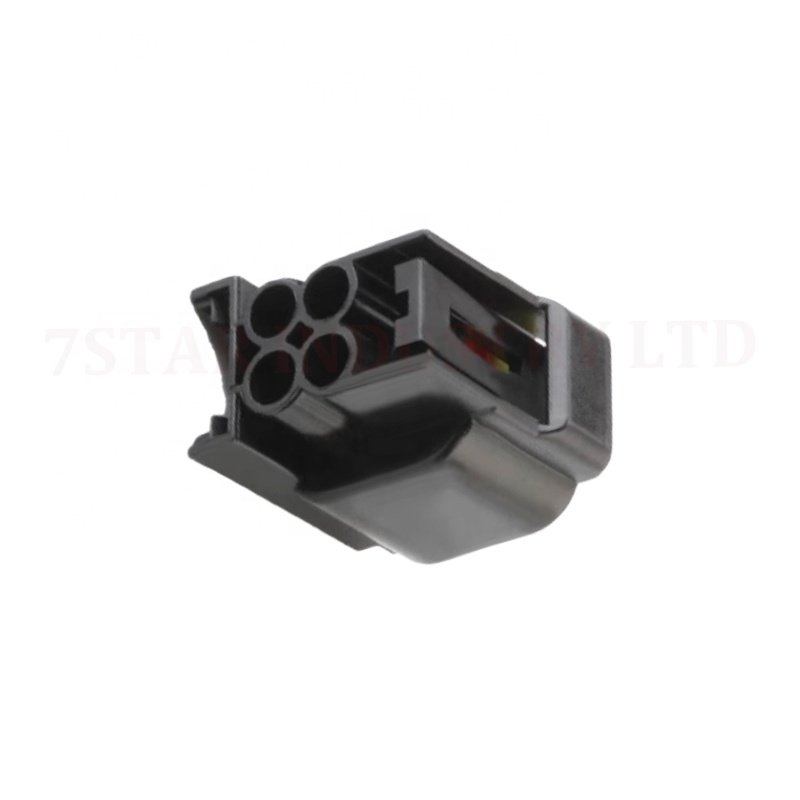 Auto 4 Pin Black Female DKS Accelerator Switch Wire Harness Plug Connector FW-C-4F-B with Teriminals