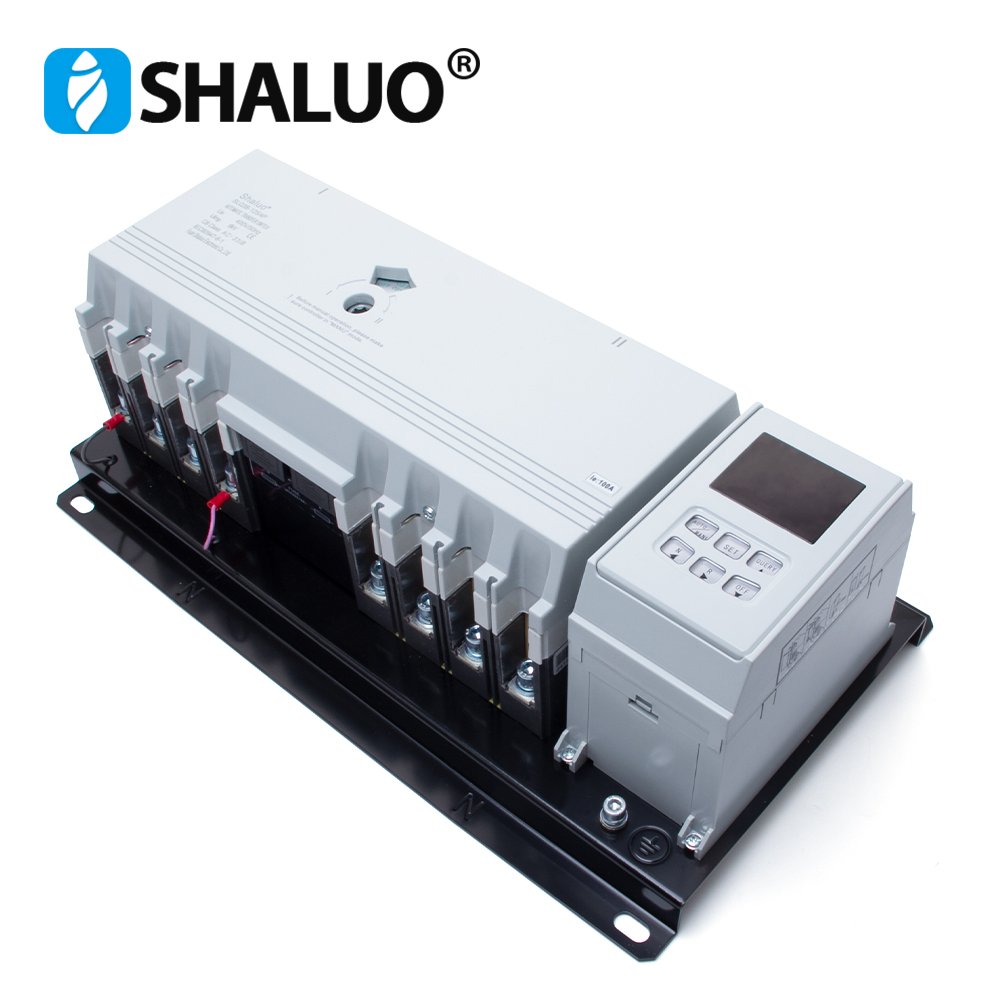 Diesel Generator Parts Dual Power Three Phase Automatic Transfer Switch for Generator Change Over Auto Switches SLQ3B-125-4P