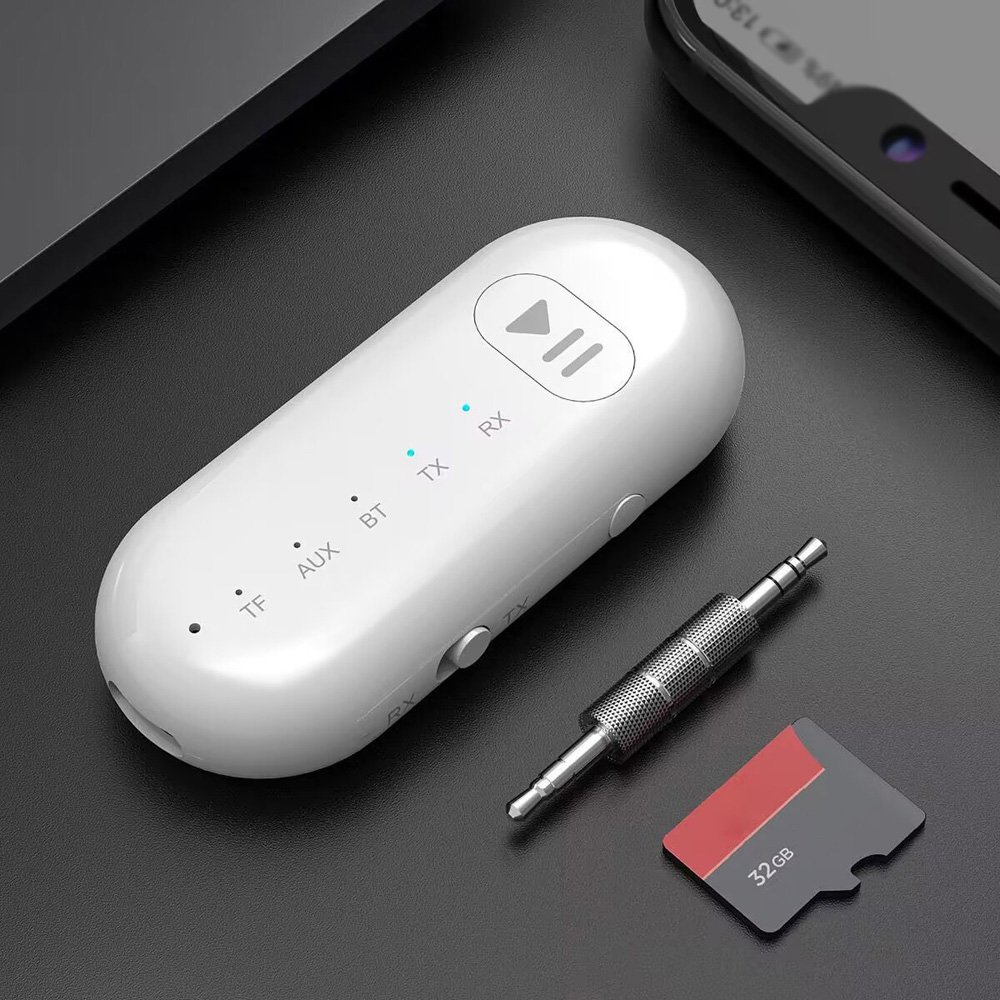 Hot New Audio Receiver Hands-free Phone Home TV AUX Wireless Audio Transmitter Bluetooth Car Kit