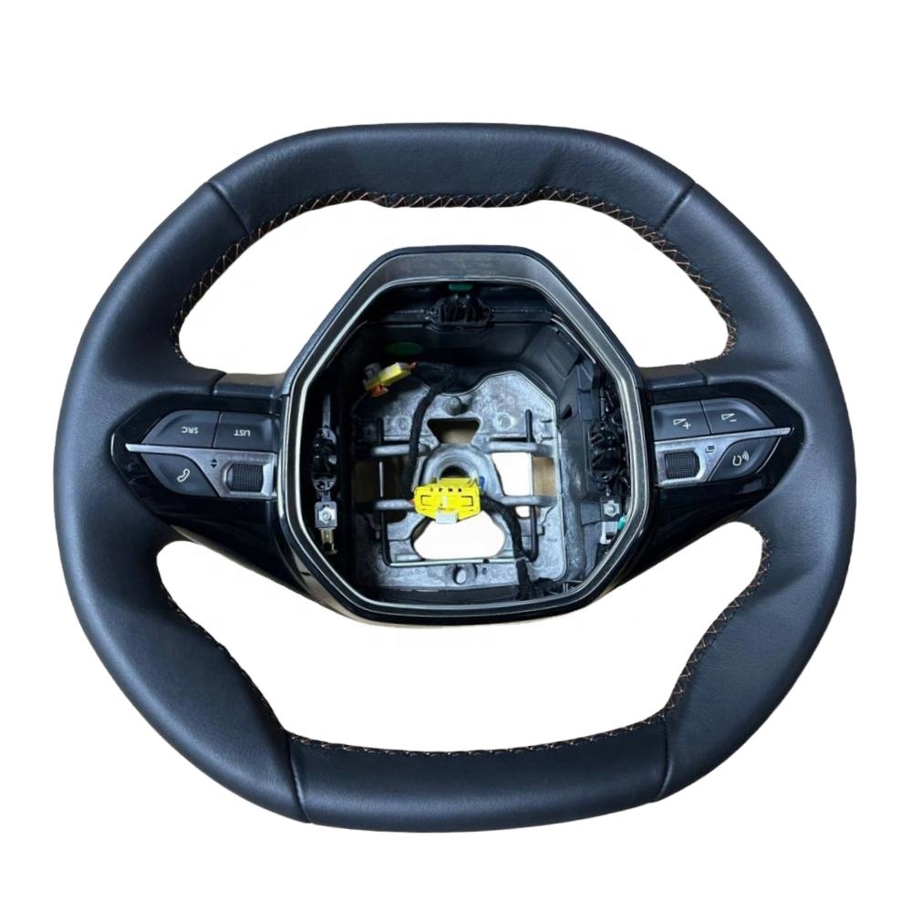 Steering Wheel Assembly Leather Configuration YL006273BY 1607791780 1607821380 for Peugeot 2008 3008 4008 5008 508L 408