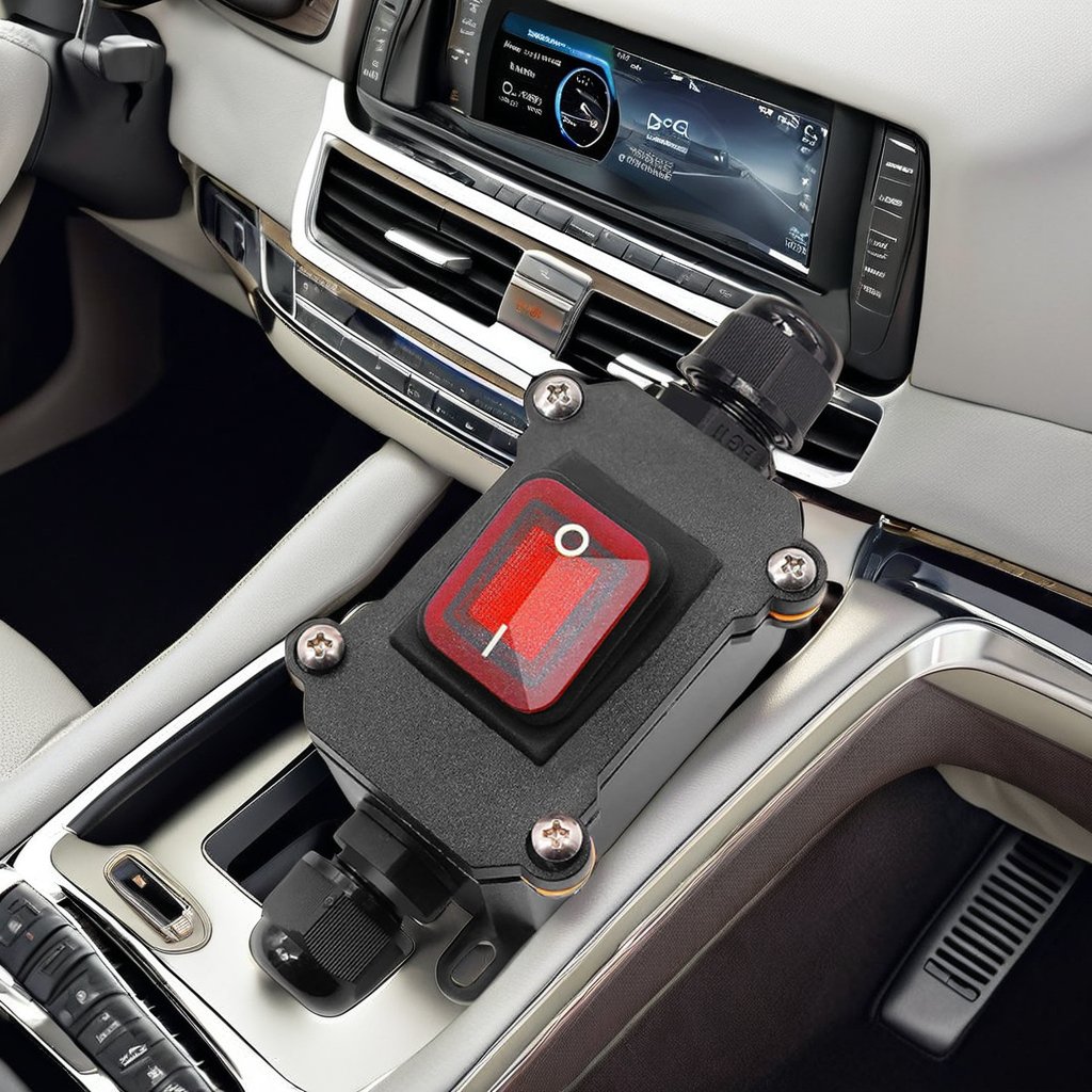 IP67 Waterproof Inline Cord Switch 4Pin 2 Position Outdoor Toggle Switch Rocker Button Two-Side Entry Auto Switches