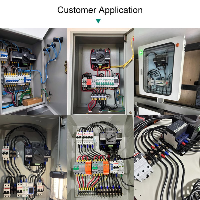 63A MCB Type Dual Power Automatic Transfer Switch 2 Pole Automatic Changeover Switch 32A ATSE Home Use Best China Supplier