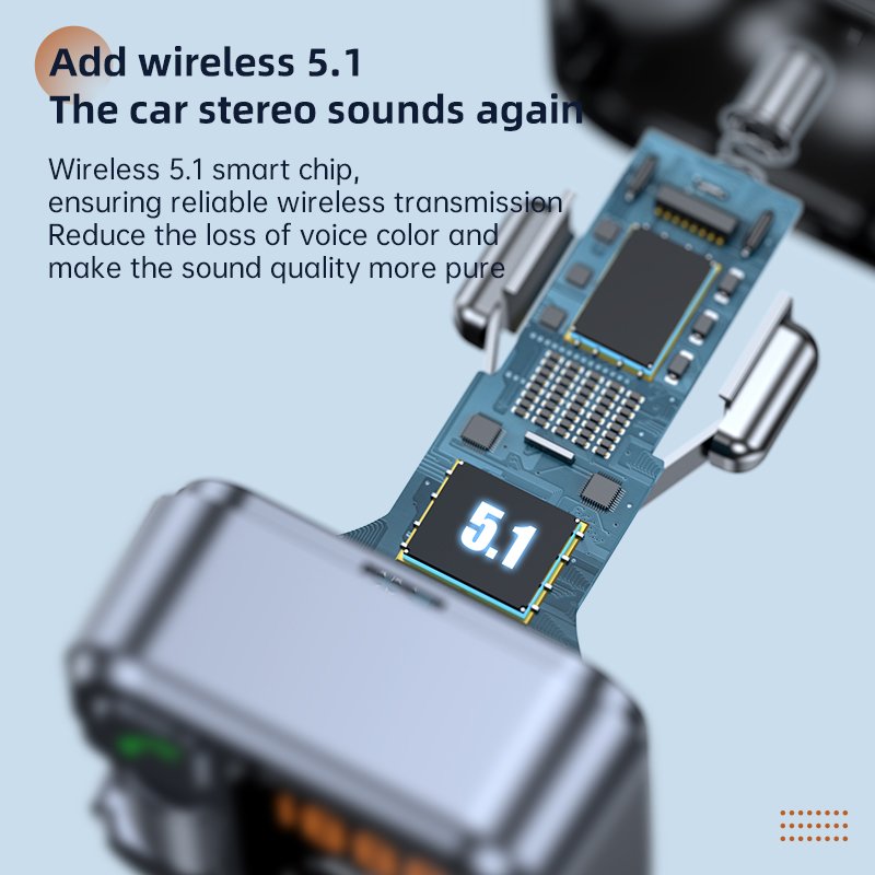 Bluetooth Car Kit PD 30W Quick Charge Car MP3 Player Stereo Handsfree Bluetooth Adapter Usb Adapter Charging Station