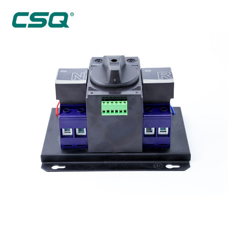 CSQ ATS Manufacturer HYCQ5-63G Dual Power Changeover Switch 2P 3P 100A Ats for Generator Single Phase Changeover Switch 63 Amp