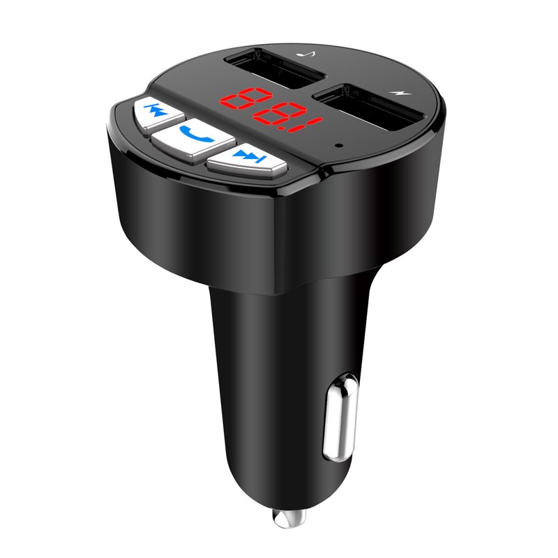 Car Mp3 Player Bluetooth Wireless Handsfree Car Kit FM Transmitter 5V 2.1A USB Charger LCD Display Car FM Modulator